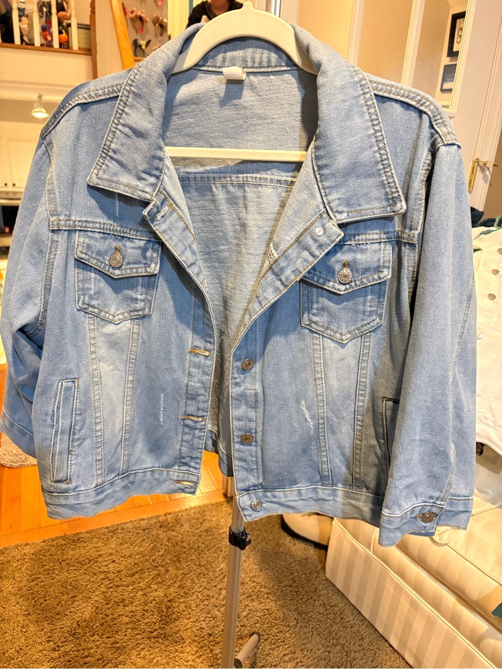 Light Blue Denim Jean Jacket